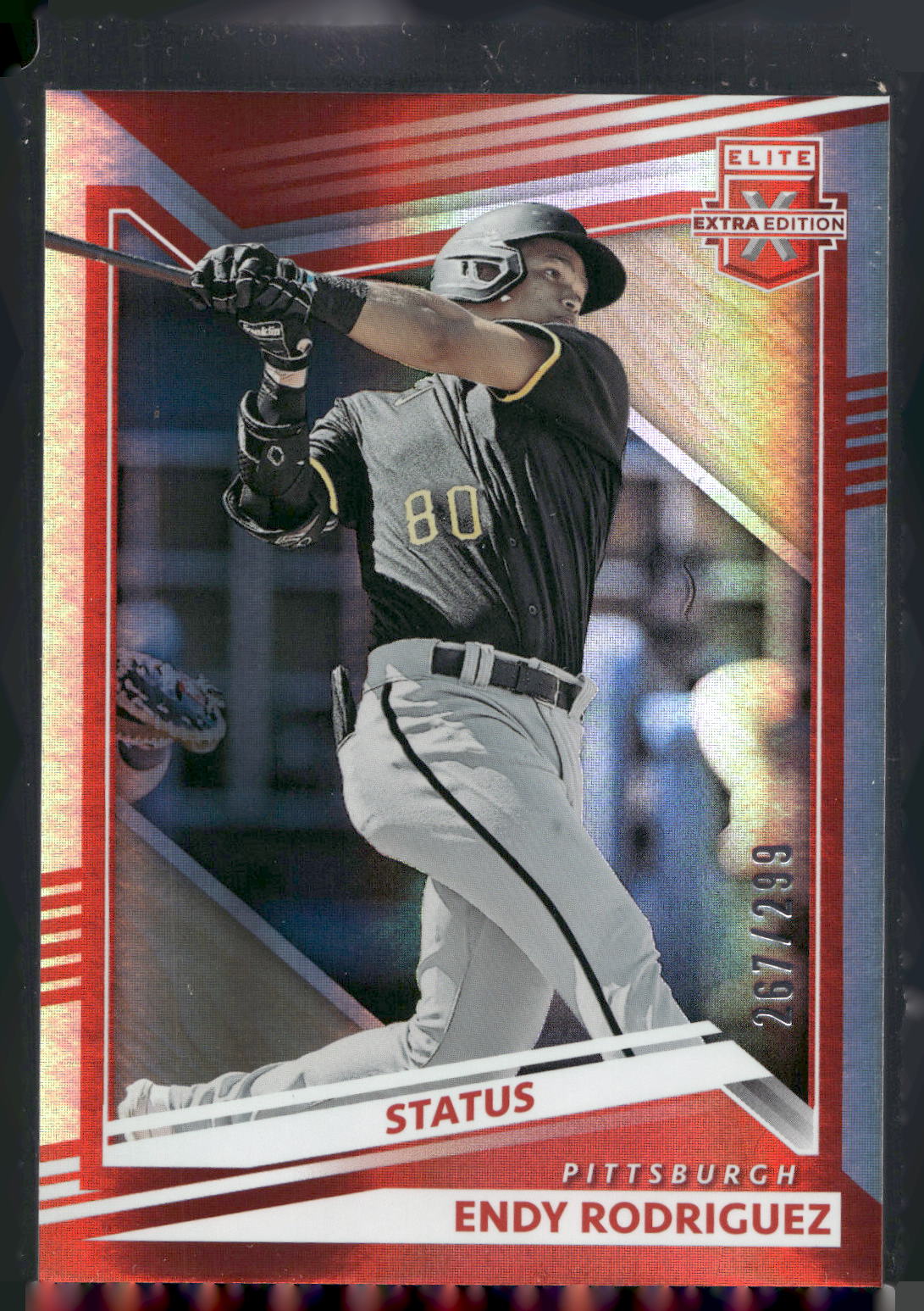 2022 Panini Elite Extra Edition #167 Endy Rodriguez Status Red #/299