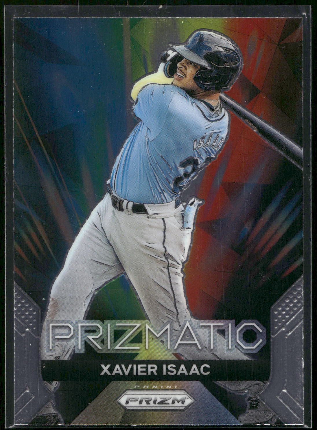 2024 Panini Prizm #11 Xavier Isaac Prizmatic Silver Prizms