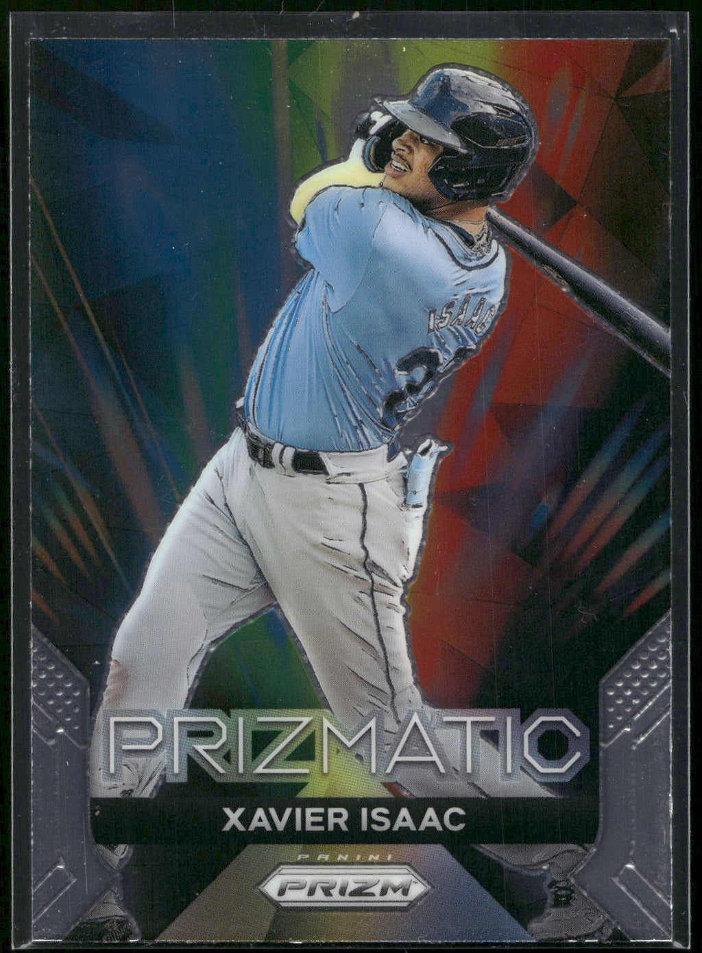 2024 Panini Prizm #11 Xavier Isaac Prizmatic Silver Prizms
