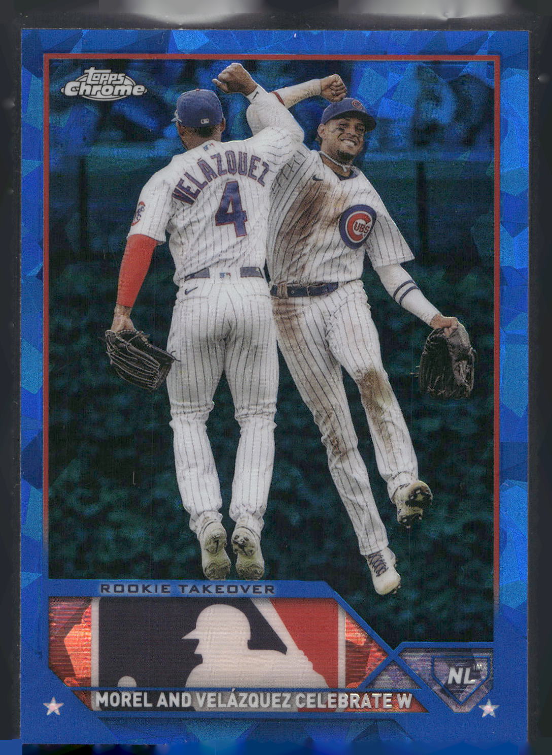 2023 Topps Chrome Sapphire Edition #376 Rookie Takeover