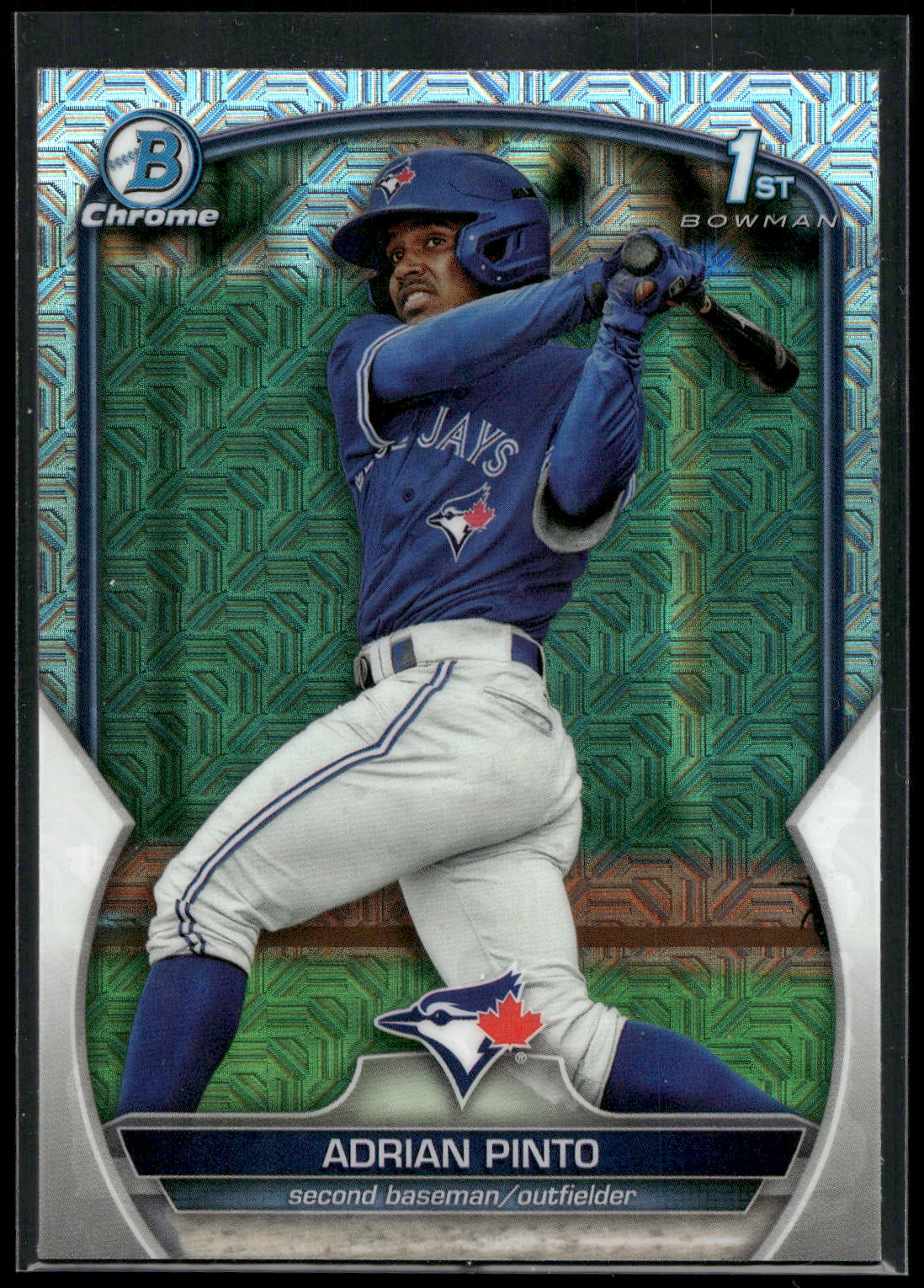 2023 Bowman Chrome #BCP-250 Adrian Pinto Prospects Mojo Refractor