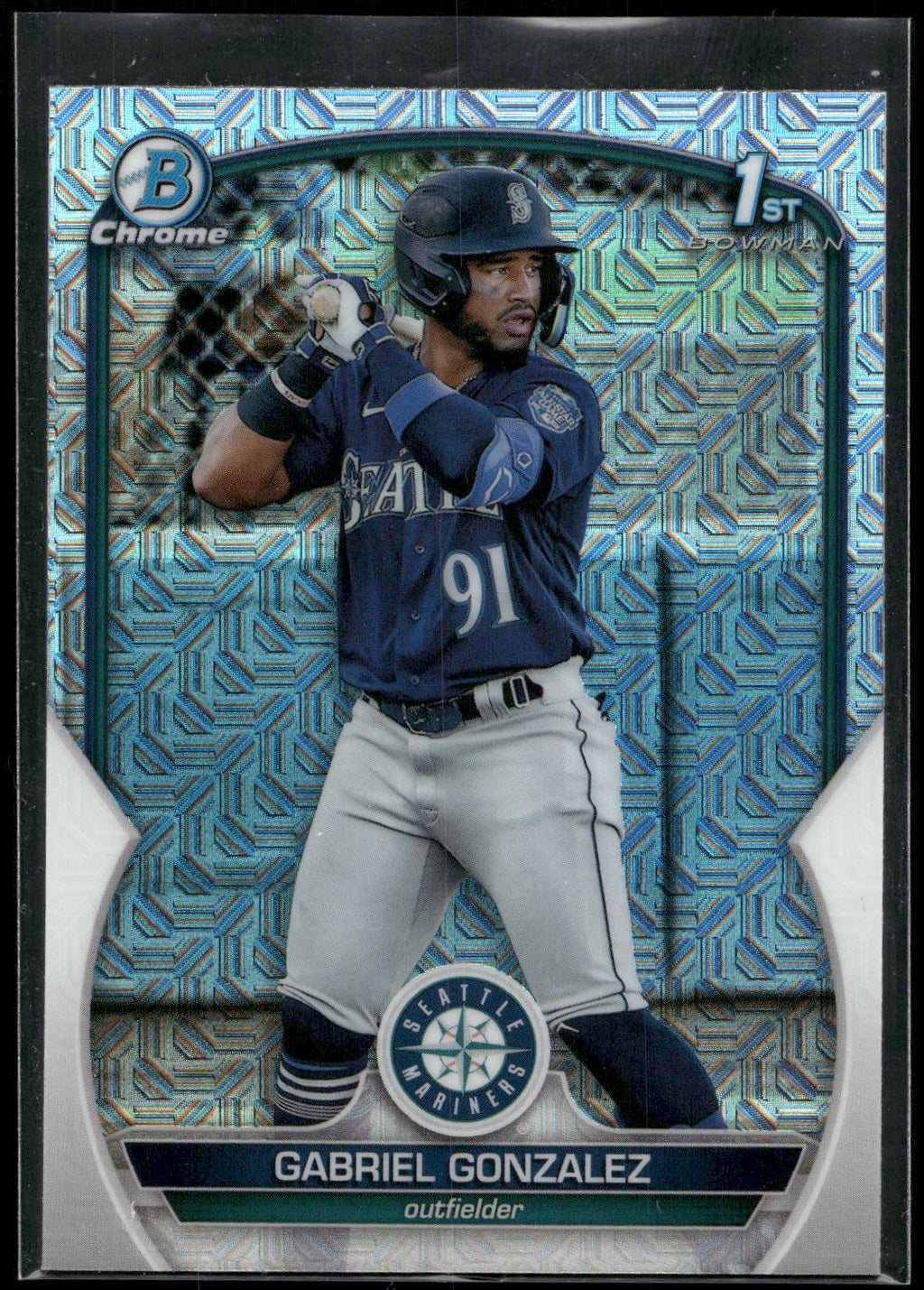 2023 Bowman #BCP-133 Gabriel Gonzalez Chrome Prospects Mojo Refractors