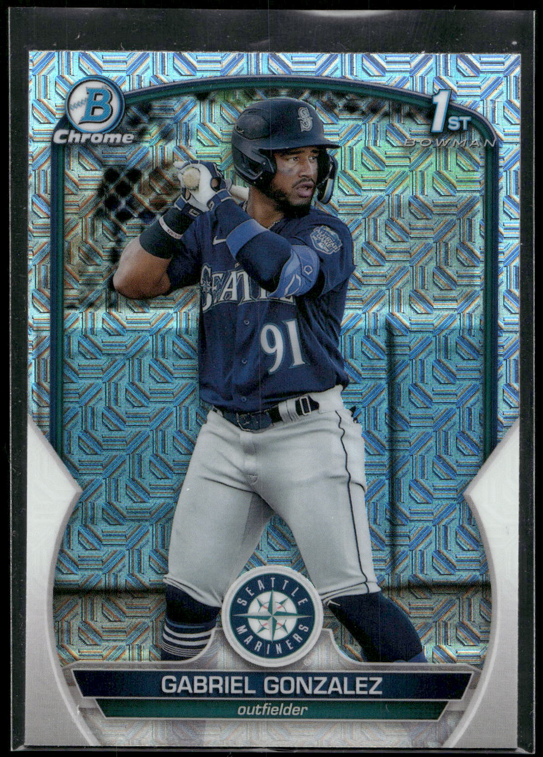 2023 Bowman #BCP-133 Gabriel Gonzalez Chrome Prospects Mojo Refractors