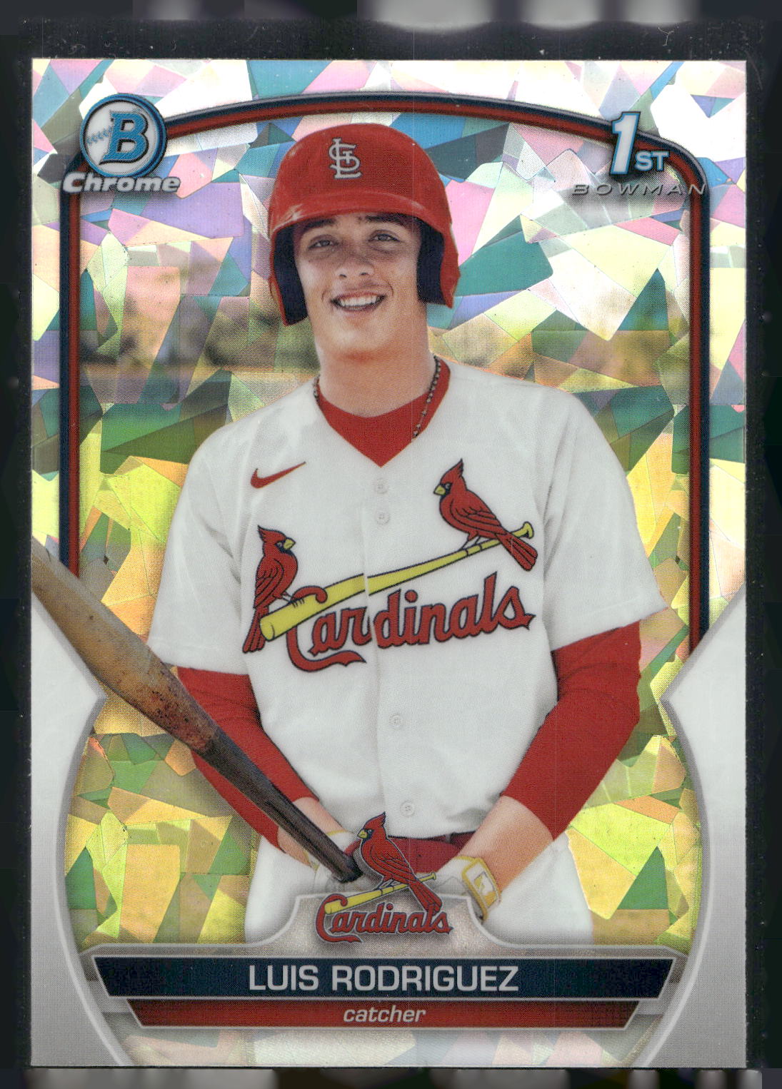 2023 Bowman #BCP-130 Luis Rodriguez Chrome Prospects Atomic Refractors