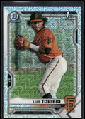 2021 Bowman Chrome #BCP-228 Luis Toribio Prospects Mojo Refractor