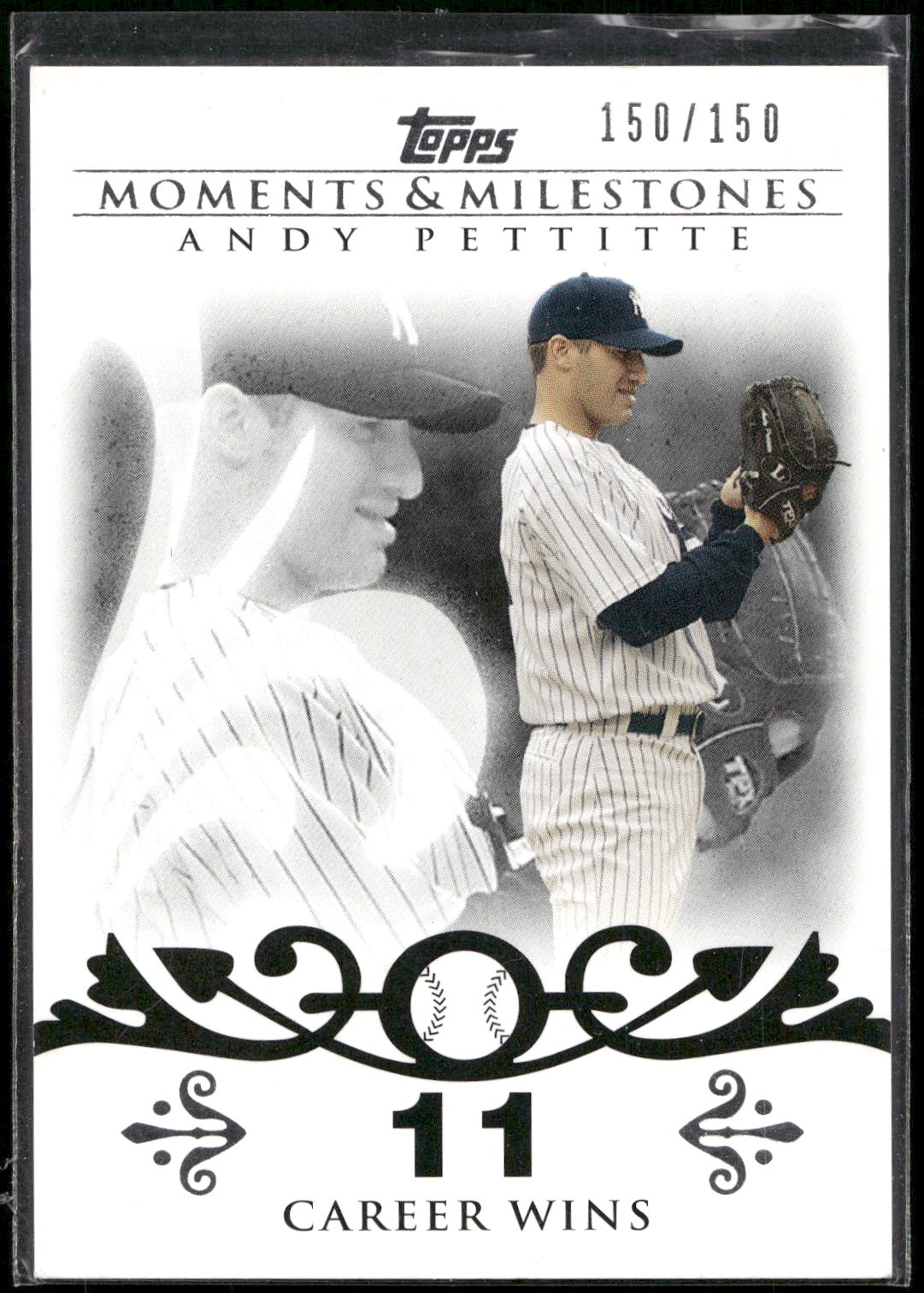 2008 Topps Moments & Milestones #112-11 Andy Pettitte #/150