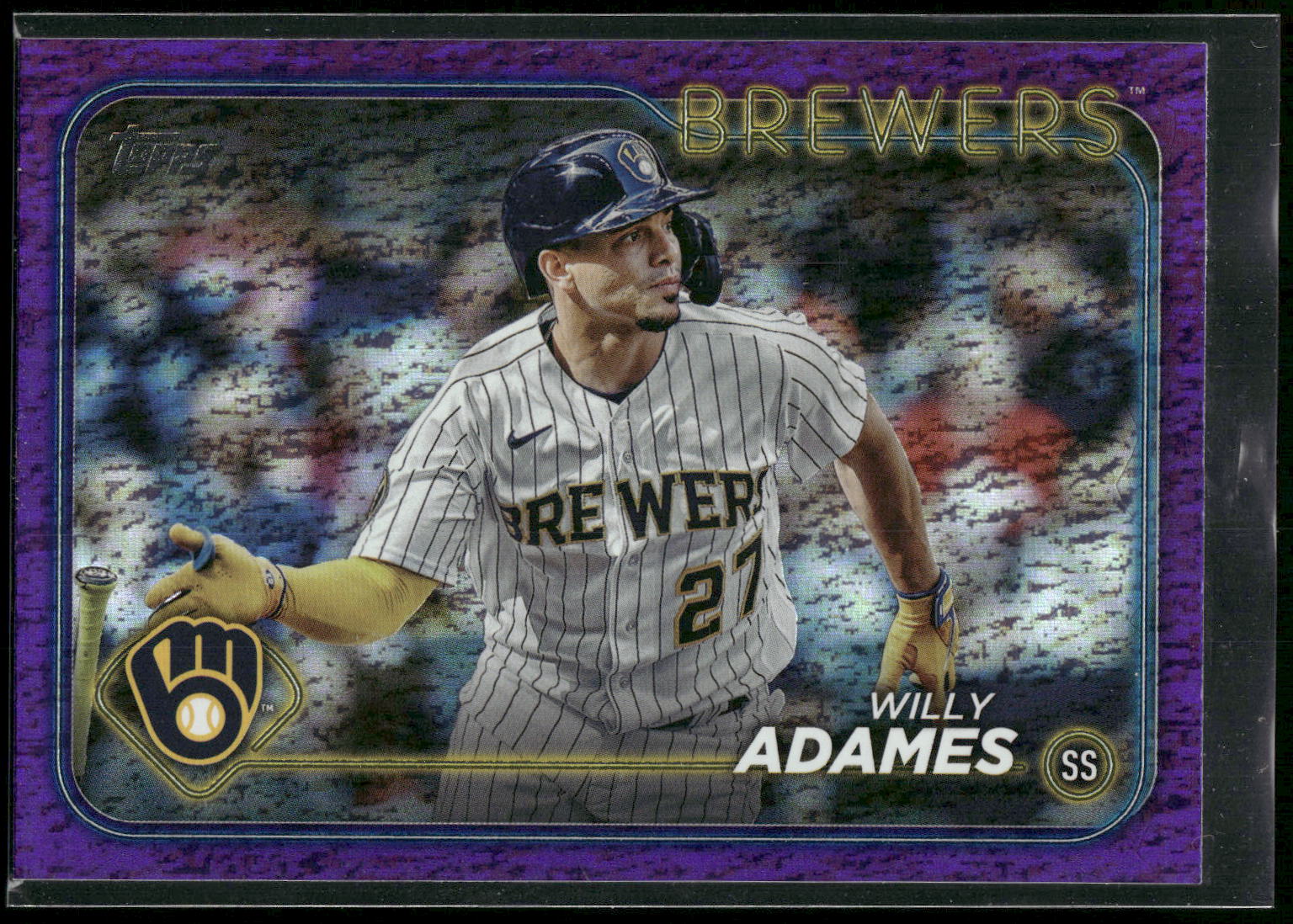 2024 Topps #33 Willy Adames Purple Holofoil #/799