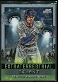 2024 Topps Chrome Cosmic #ET-9 Pete Crow-Armstrong Extraterrestrial Talent