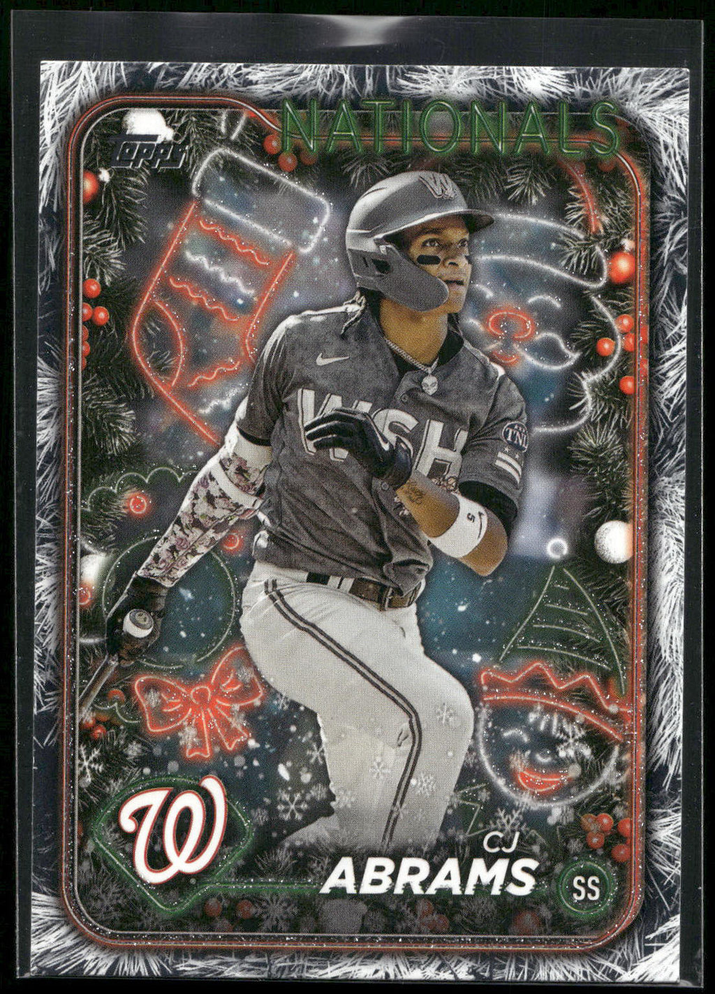 2024 Topps Holiday #H47 CJ Abrams Holiday Tree