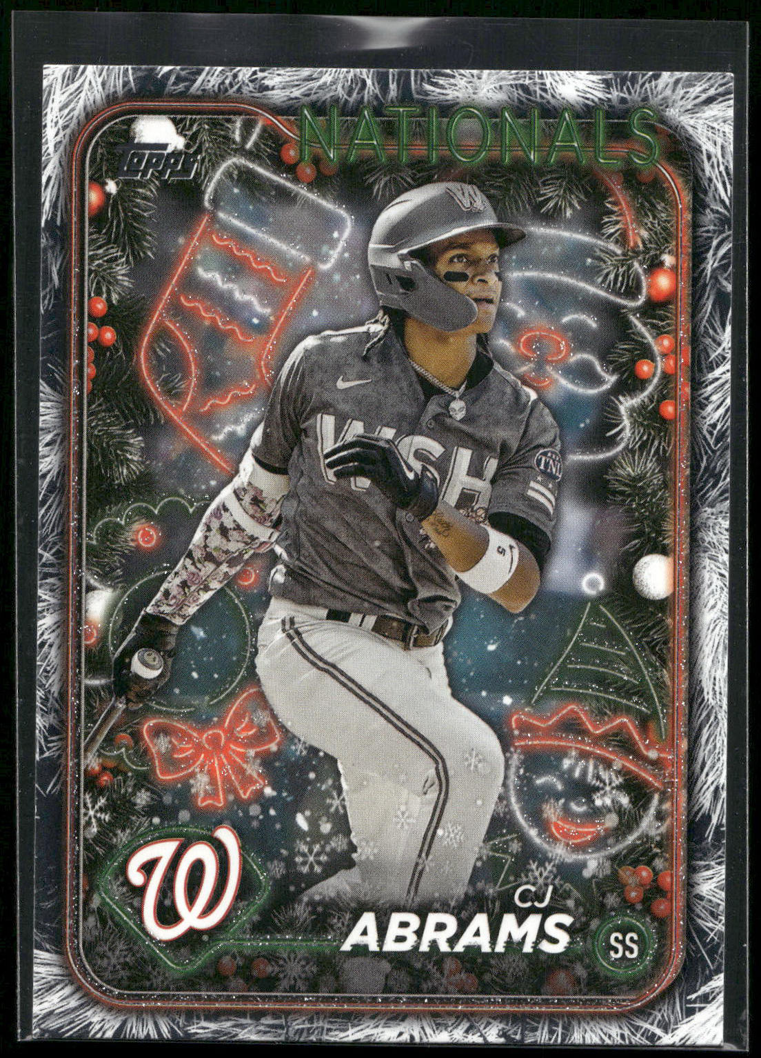 2024 Topps Holiday #H47 CJ Abrams Holiday Tree