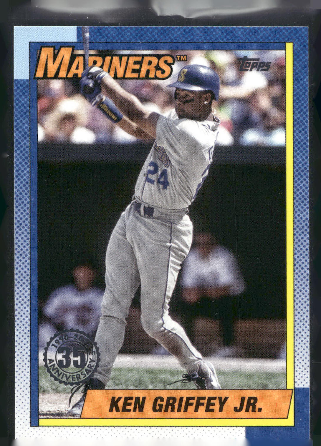 2025 Topps #T90-76 Ken Griffey Jr. 1990 Topps Baseball 35th Anniversary