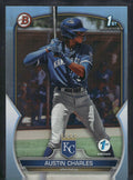 2023 Bowman #BP-17 Austin Charles Prospects Sky Blue #/499