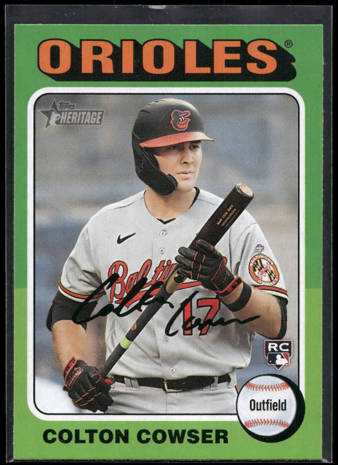 2024 Topps Heritage #388 Colton Cowser
