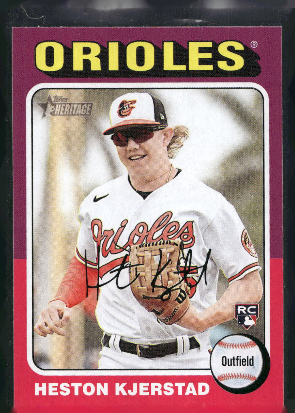 2024 Topps Heritage #327 Heston Kjerstad