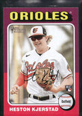 2024 Topps Heritage #327 Heston Kjerstad