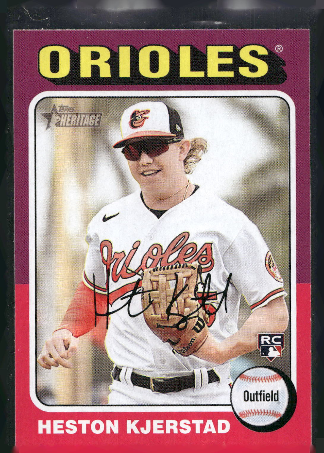 2024 Topps Heritage #327 Heston Kjerstad