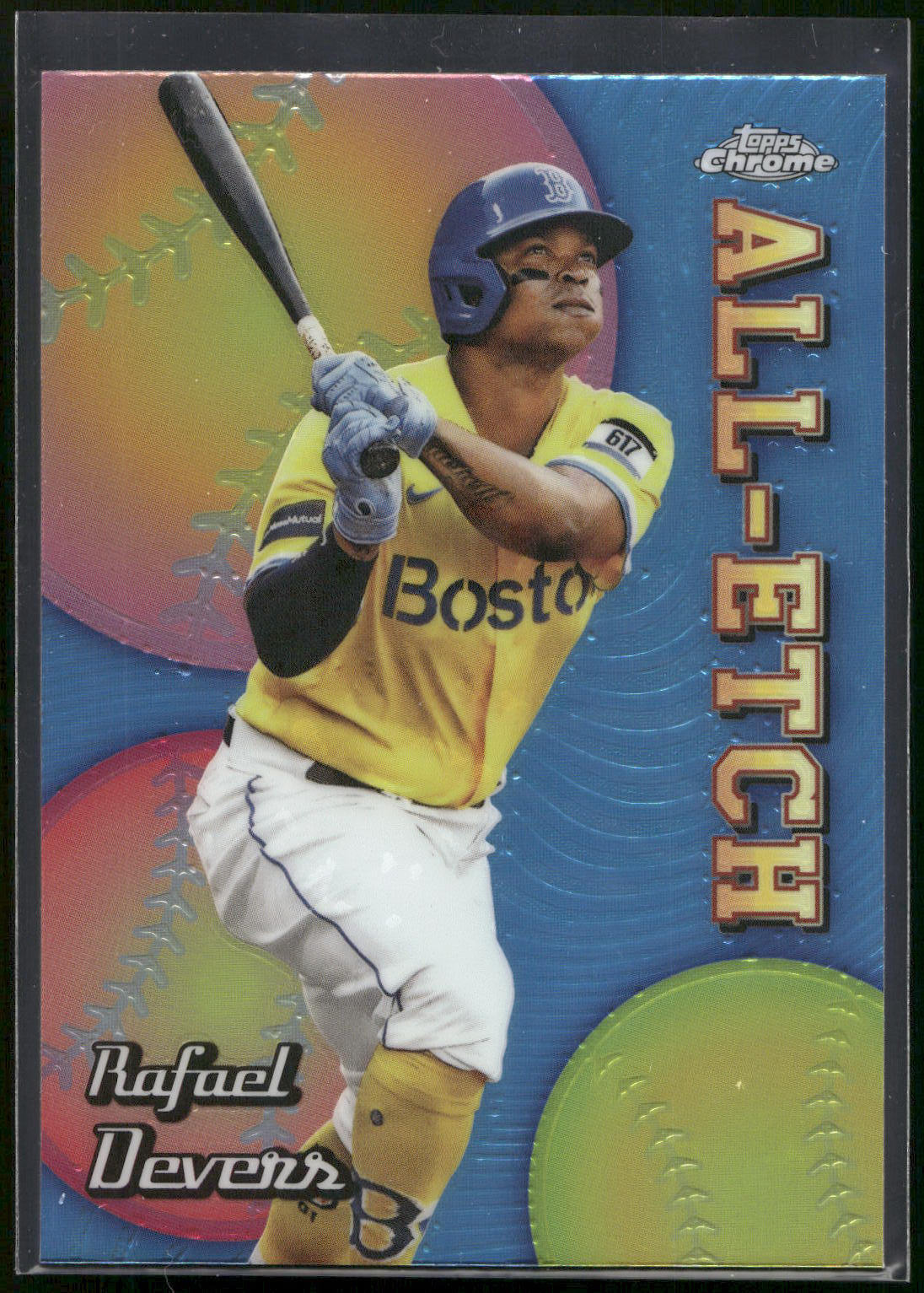 2024 Topps Chrome #CAE-5 Rafael Devers Chrome All-Etch