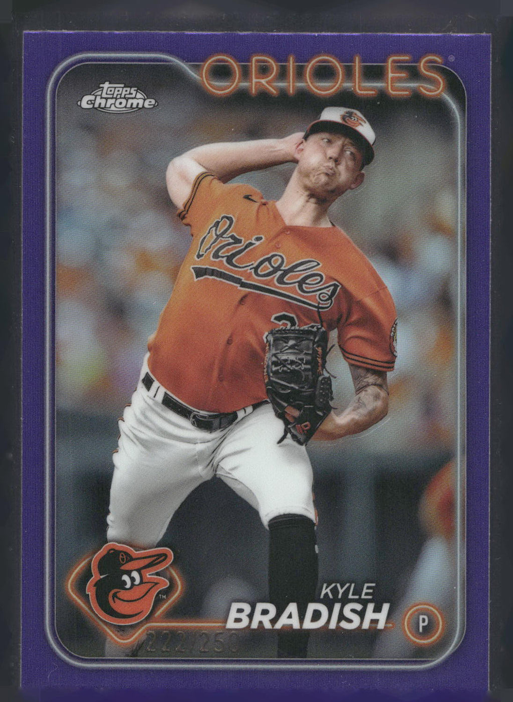 2024 Topps Chrome #69 Kyle Bradish Purple Refractors #/250