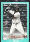 2022 Topps Pro Debut #PD-75 Yoelqui Cespedes Aqua #/75