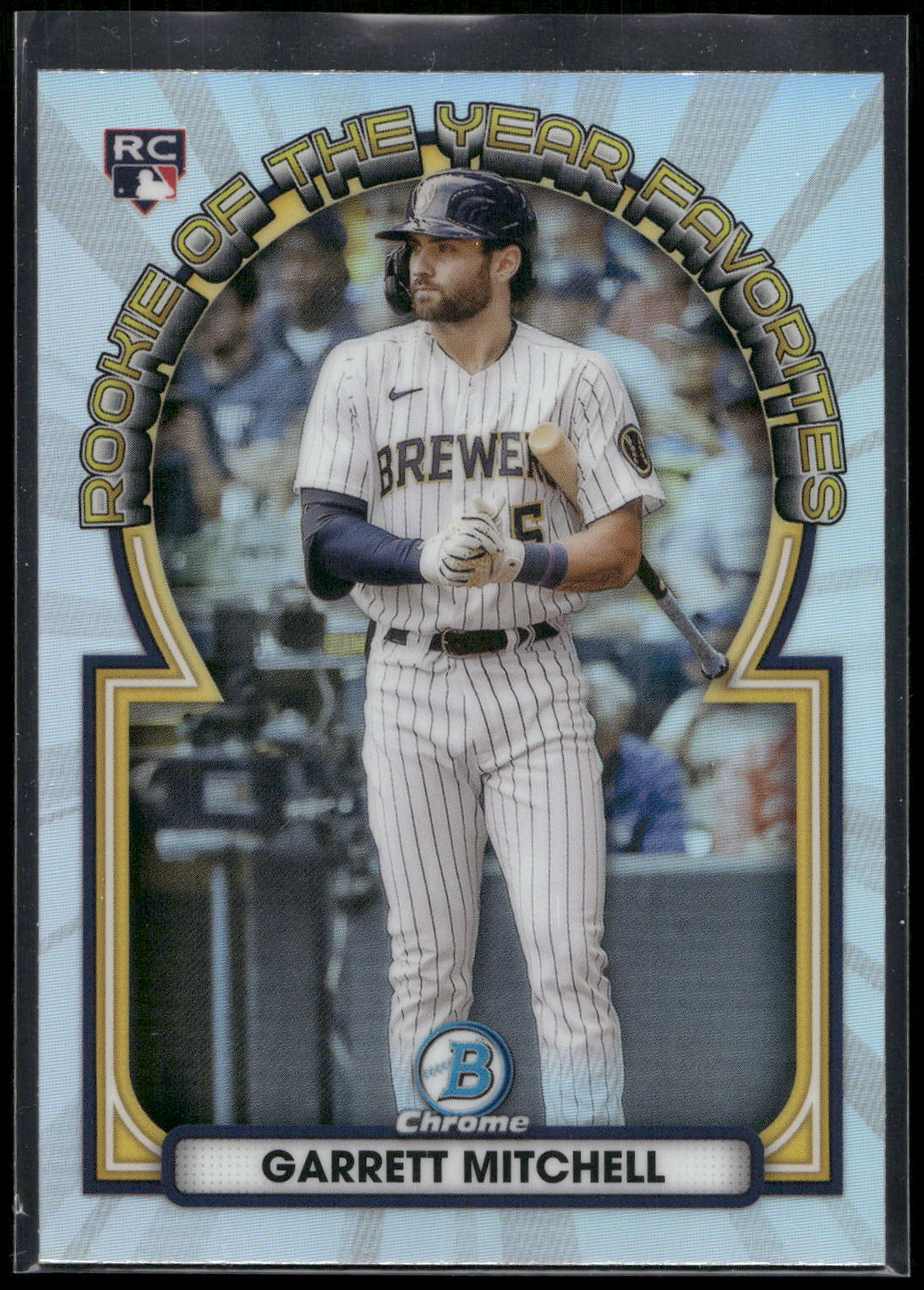 2023 Bowman #ROYF-7 Garrett Mitchell Rookie of the Year Favorites