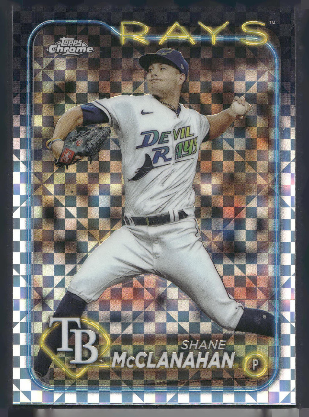 2024 Topps Chrome #135 Shane McClanahan X-Fractors