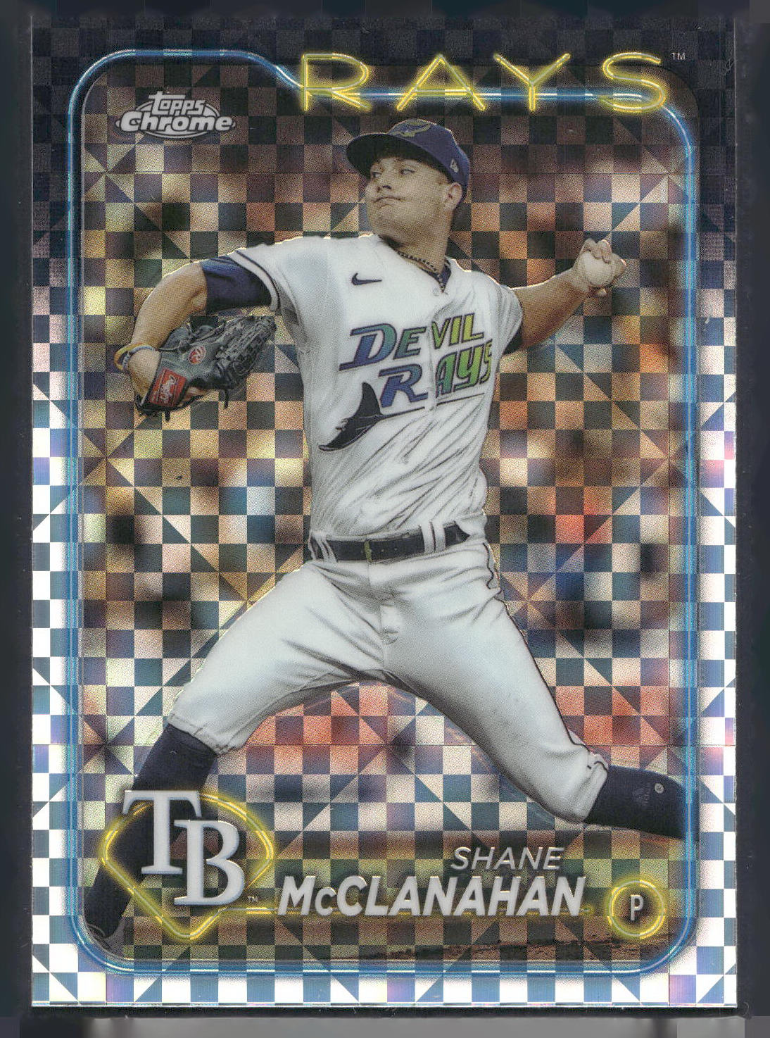 2024 Topps Chrome #135 Shane McClanahan X-Fractors