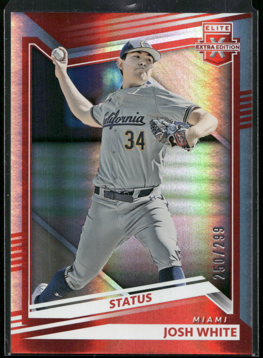 2022 Panini Elite Extra Edition #142 Josh White Status Red #/299