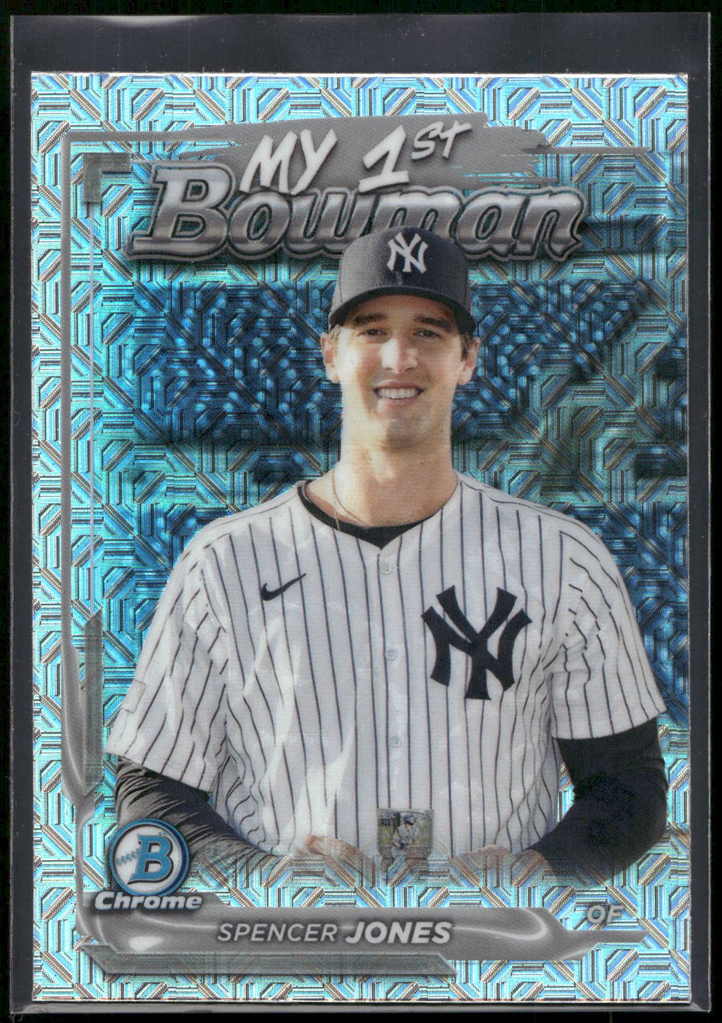 2024 Bowman Chrome #M1B-31 Spencer Jones My 1st Bowman Mojo Refractors