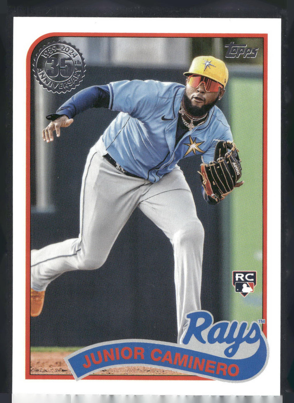 2024 Topps Update #89US-16 Junior Caminero 1989 Topps Baseball 35th Anniversary