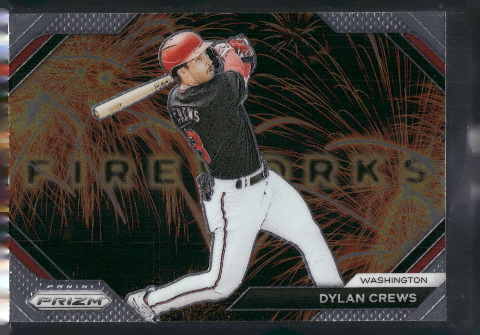 2024 Panini Prizm #14 Dylan Crews Fireworks