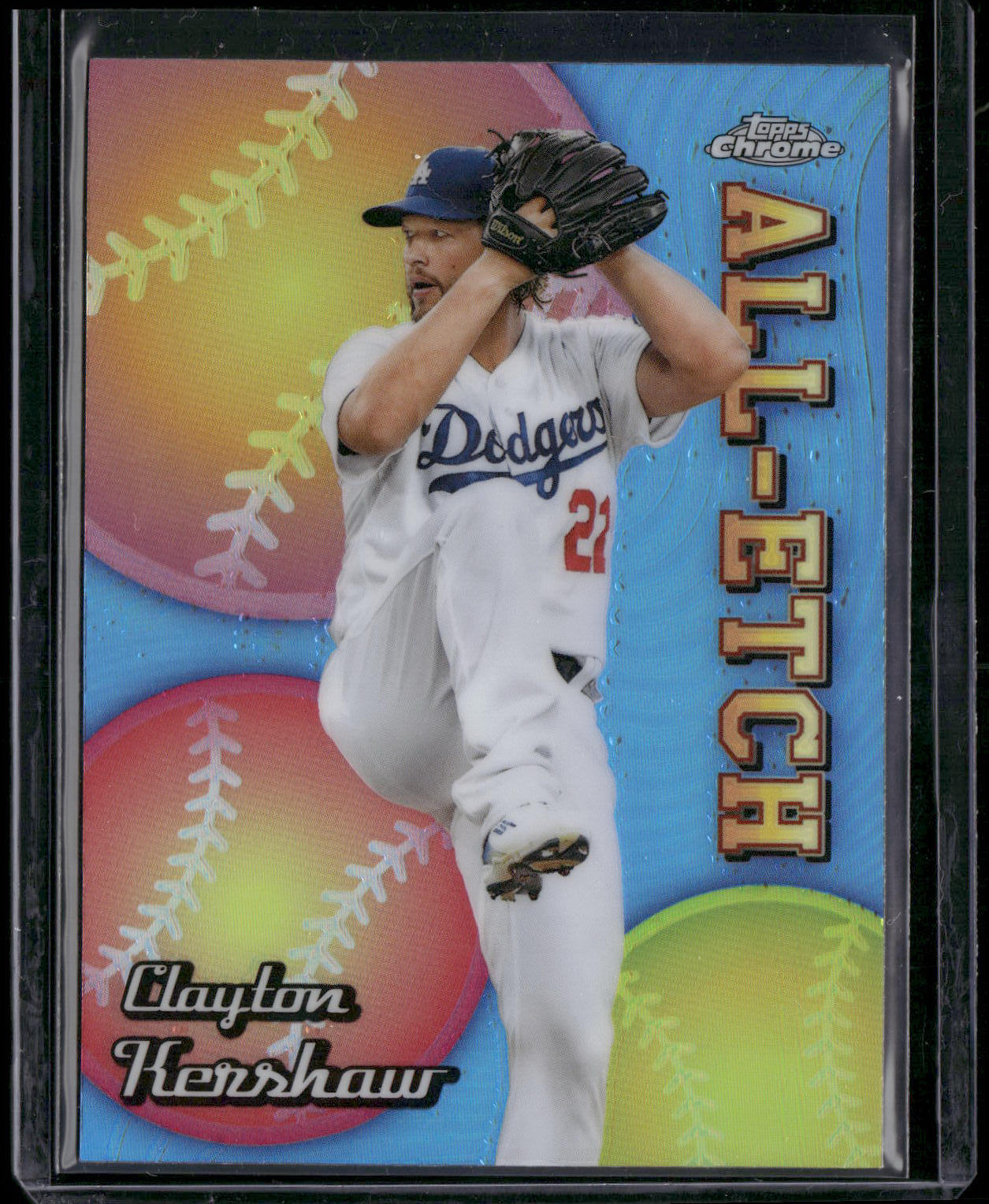 2024 Topps Chrome #CAE-19 Clayton Kershaw Chrome All-Etch