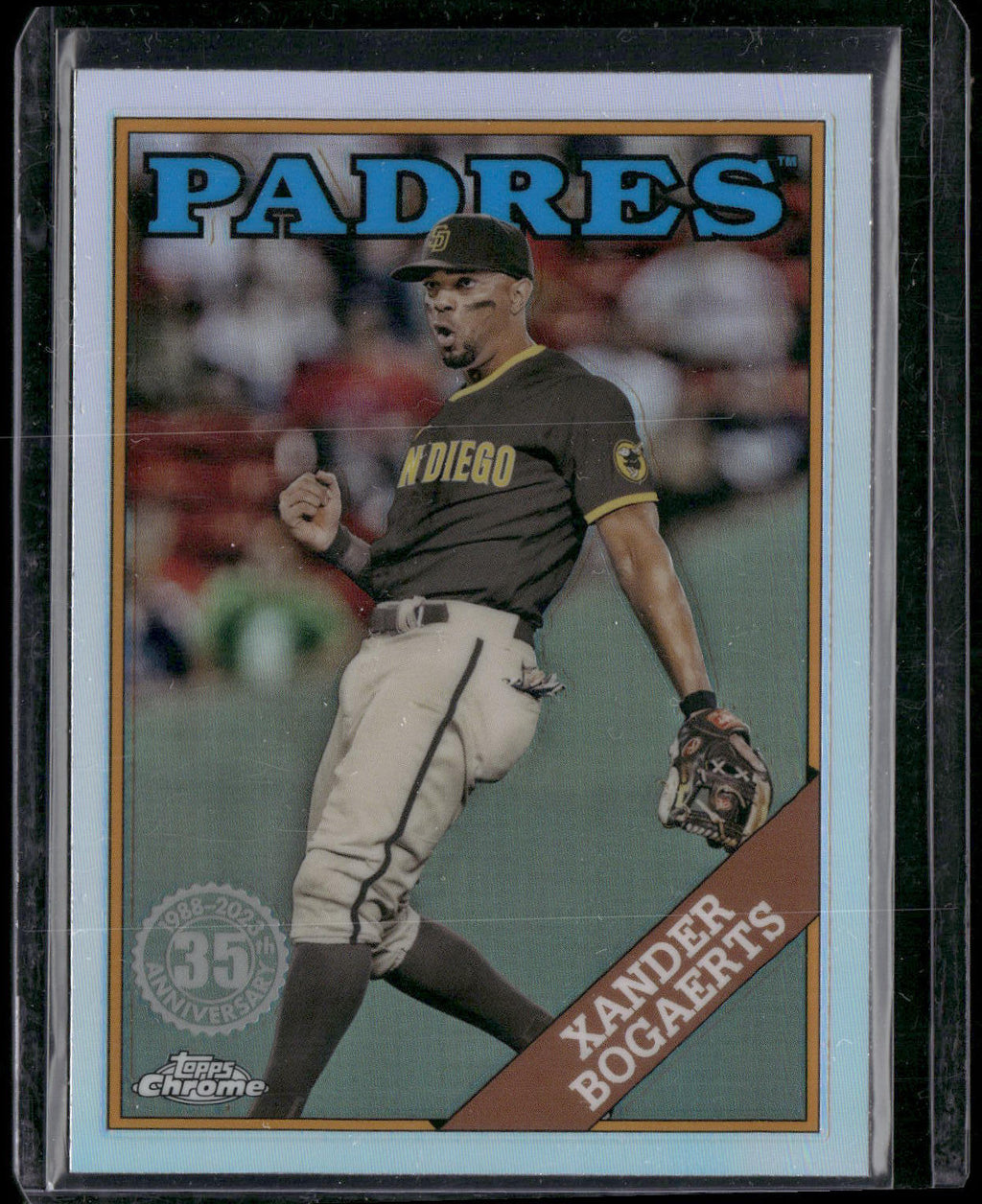 2023 Topps Chrome #88BC-8 Xander Bogaerts 1988 Topps Baseball 35th Anniversary