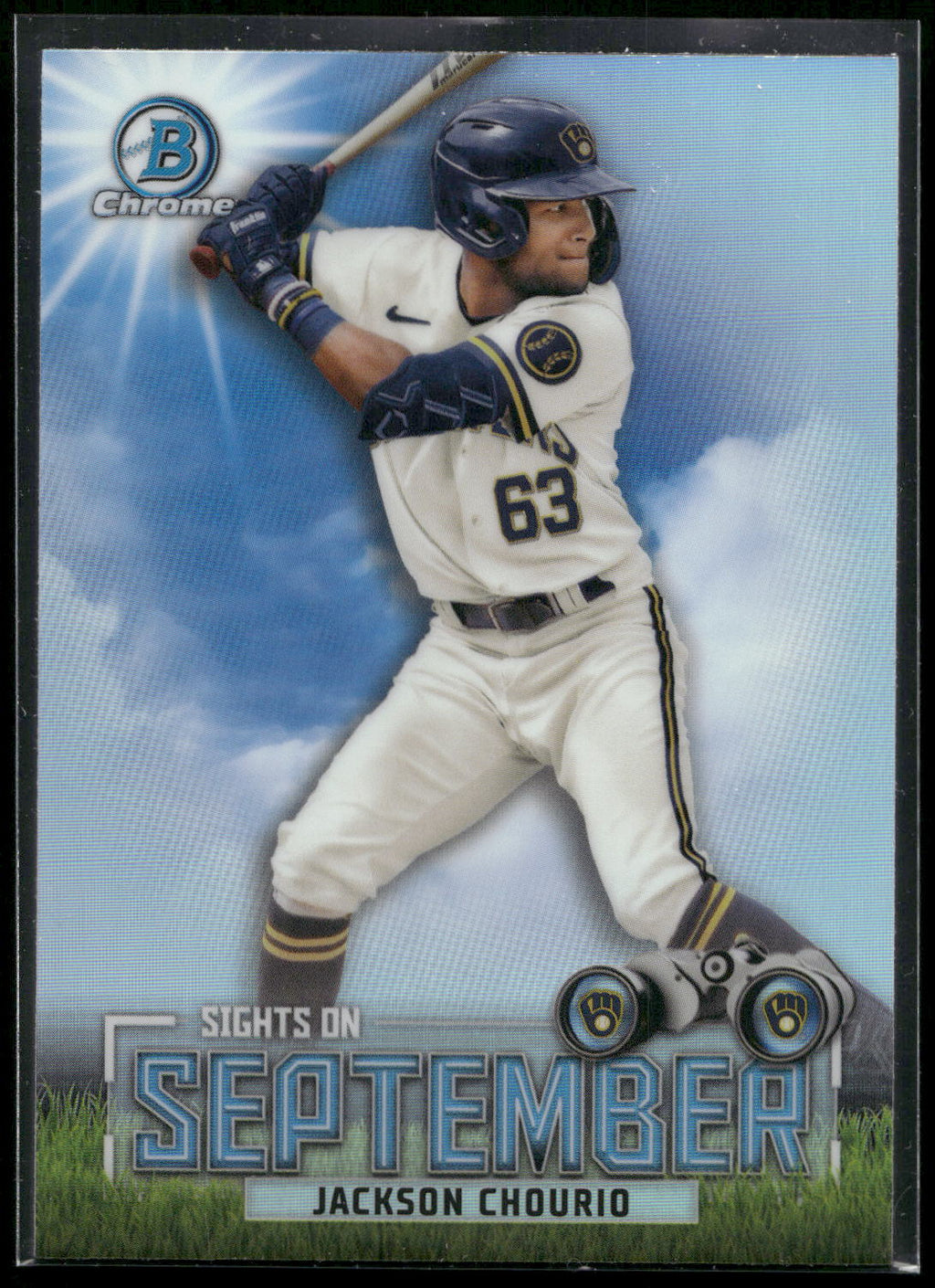 2023 Bowman #SOS-11 Jackson Chourio Sights on September