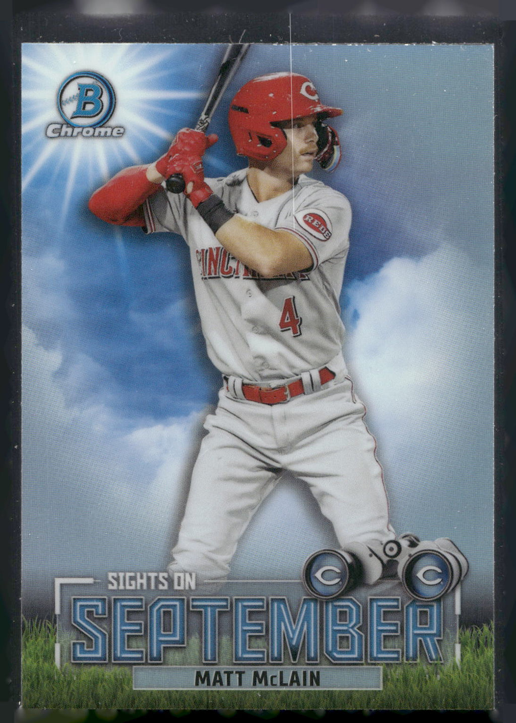 2023 Bowman #SOS-8 Matt McLain Sights on September