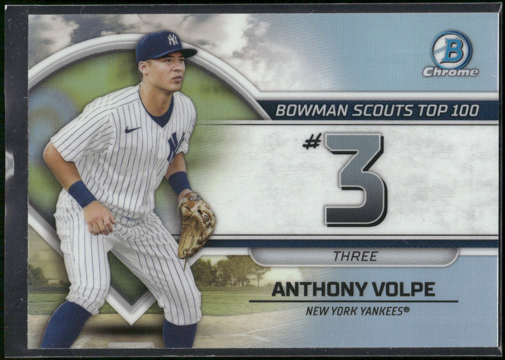 2023 Bowman #BTP-3 Anthony Volpe Bowman Scouts Top 100