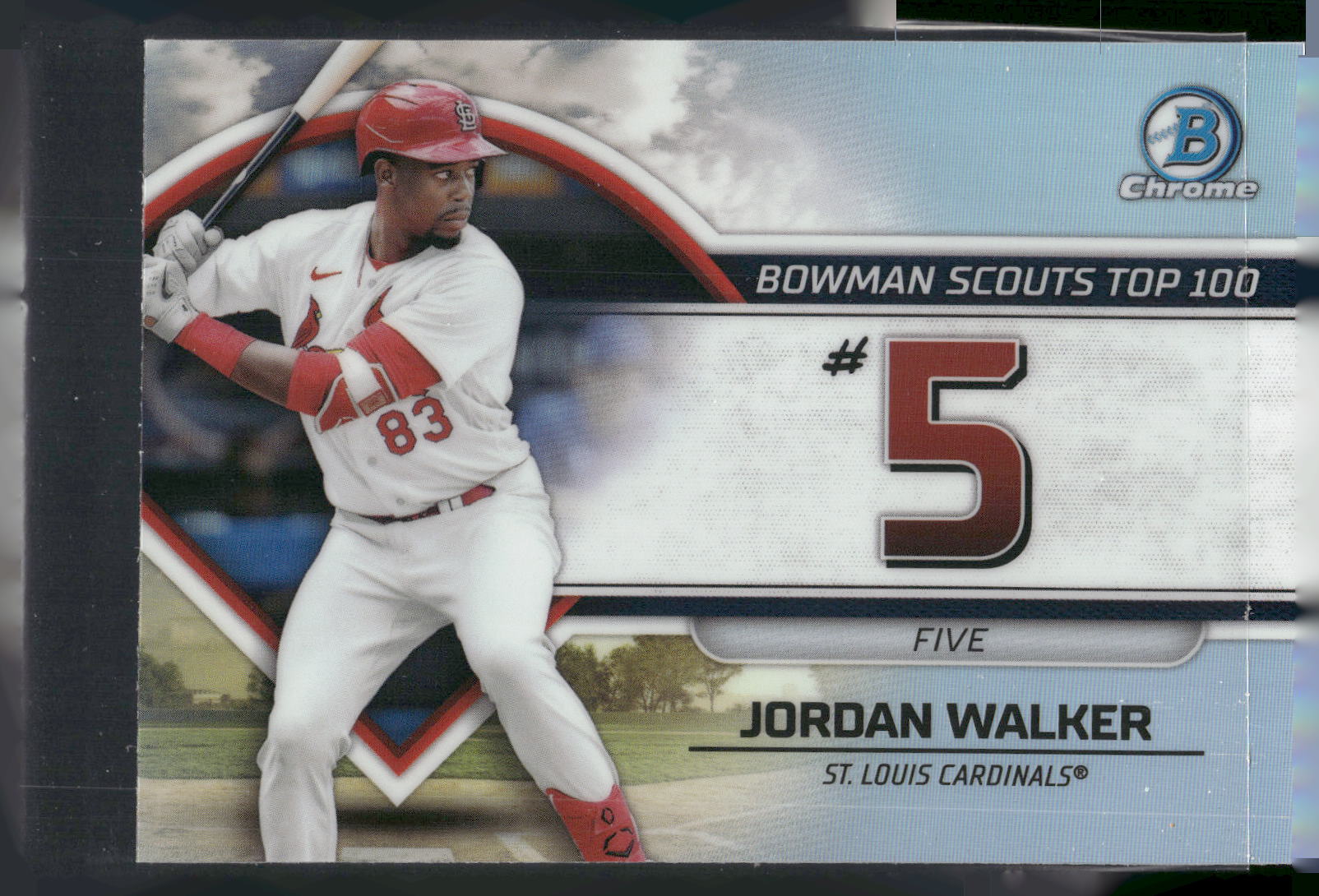 2023 Bowman #BTP-5 Jordan Walker Bowman Scouts Top 100