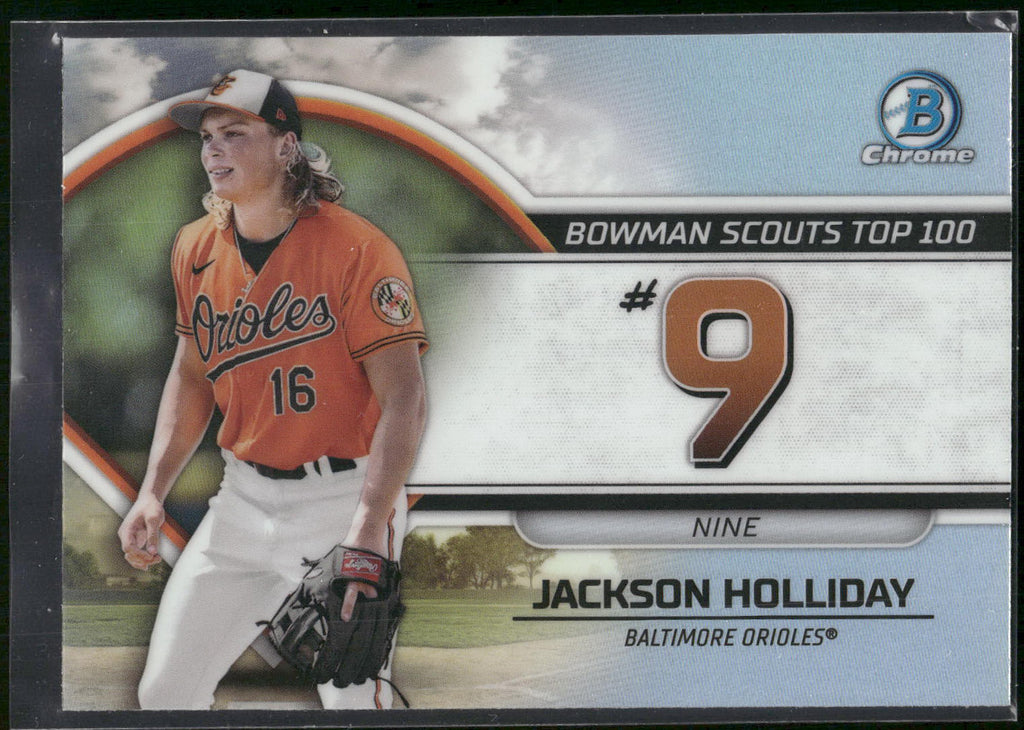 2023 Bowman #BTP-9 Jackson Holliday Bowman Scouts Top 100