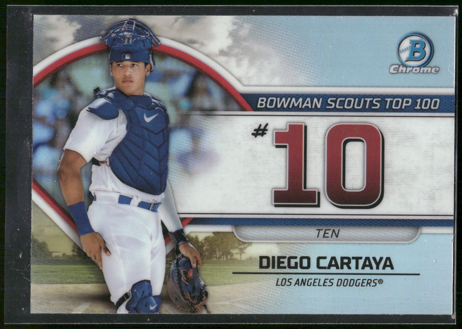 2023 Bowman #BTP-10 Diego Cartaya Bowman Scouts Top 100