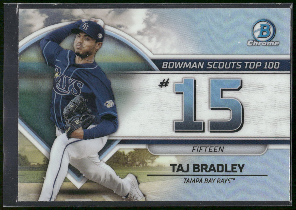 2023 Bowman #BTP-15 Taj Bradley Bowman Scouts Top 100