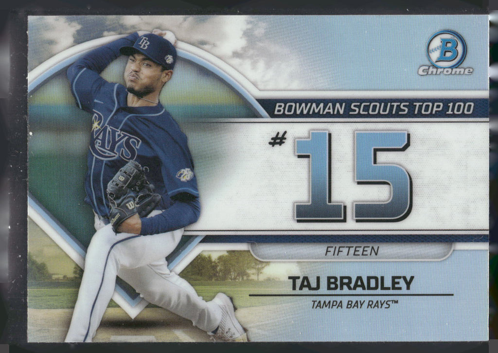 2023 Bowman #BTP-15 Taj Bradley Bowman Scouts Top 100