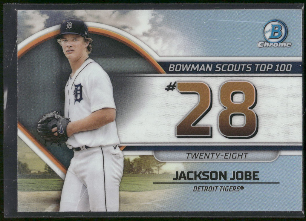 2023 Bowman #BTP-28 Jackson Jobe Bowman Scouts Top 100