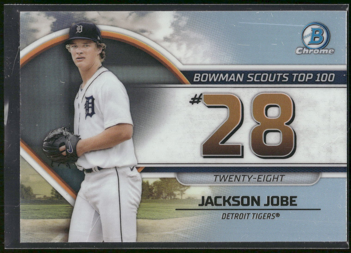 2023 Bowman #BTP-28 Jackson Jobe Bowman Scouts Top 100
