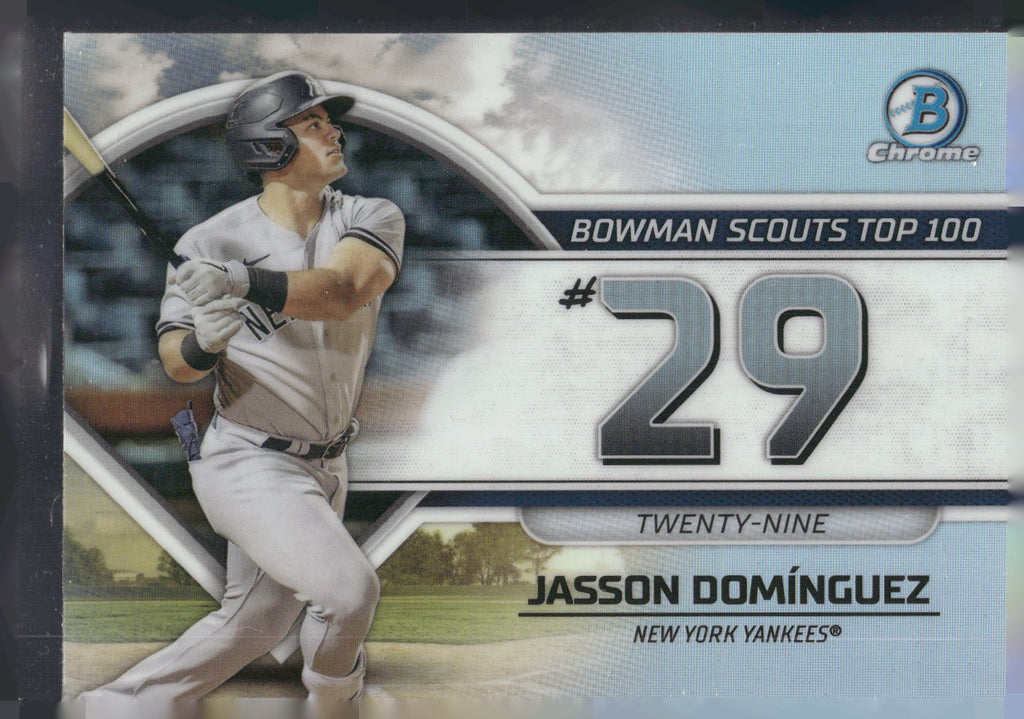 2023 Bowman #BTP-29 Jasson Dominguez Bowman Scouts Top 100