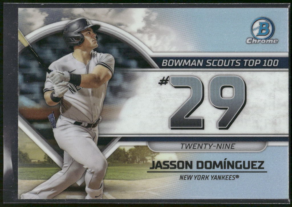 2023 Bowman #BTP-29 Jasson Dominguez Bowman Scouts Top 100