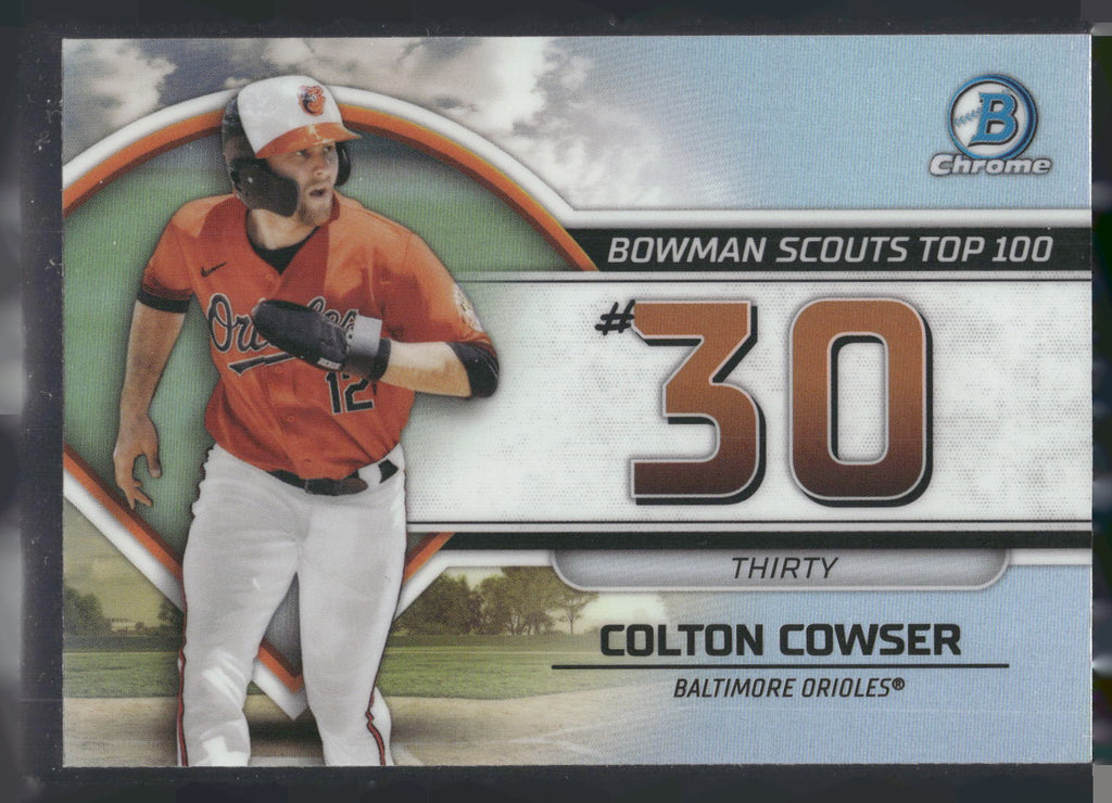 2023 Bowman #BTP-30 Colton Cowser Bowman Scouts Top 100