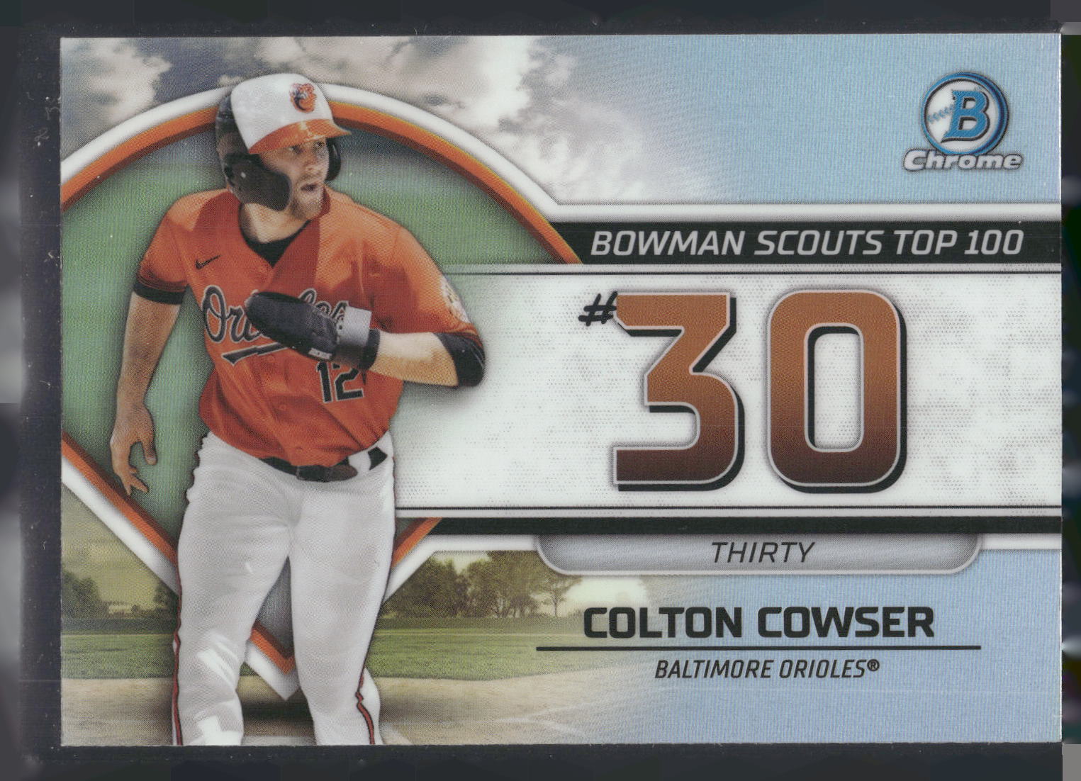 2023 Bowman #BTP-30 Colton Cowser Bowman Scouts Top 100