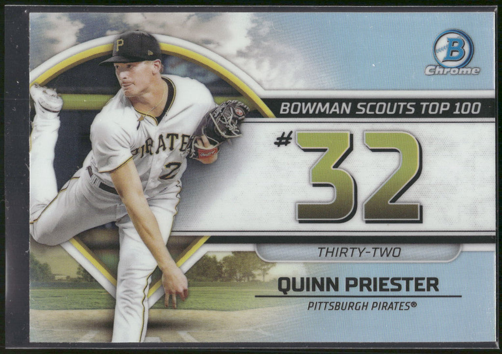 2023 Bowman #BTP-32 Quinn Priester Bowman Scouts Top 100