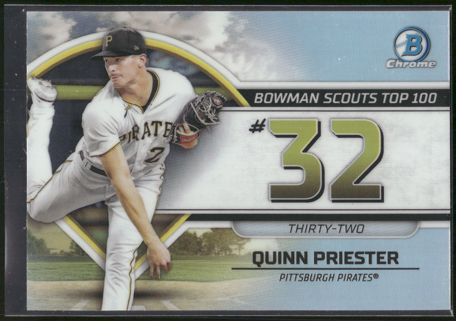 2023 Bowman #BTP-32 Quinn Priester Bowman Scouts Top 100