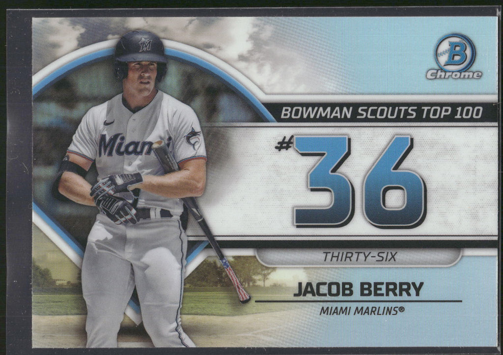 2023 Bowman #BTP-36 Jacob Berry Bowman Scouts Top 100