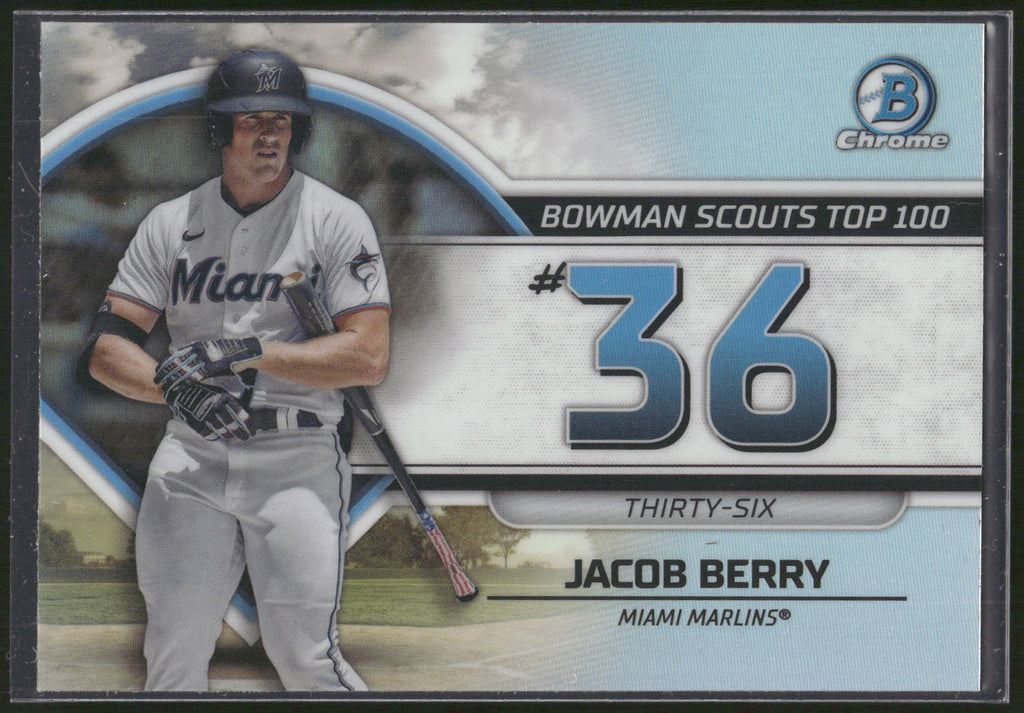 2023 Bowman #BTP-36 Jacob Berry Bowman Scouts Top 100